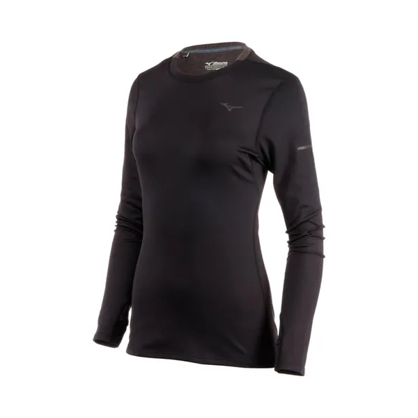 Mizuno WOMEN'S BREATH THERMO® RUNNING LONG SLEEVE BLACK