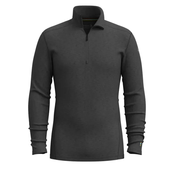 SMARTWOOL Classic Thermal Merino Quarterzip Charcoal Heather
