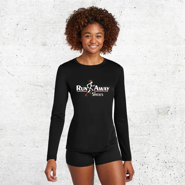 Run Away Shoes Apparel Run Away Shoes Holiday Ladies Tech – Preorder Black