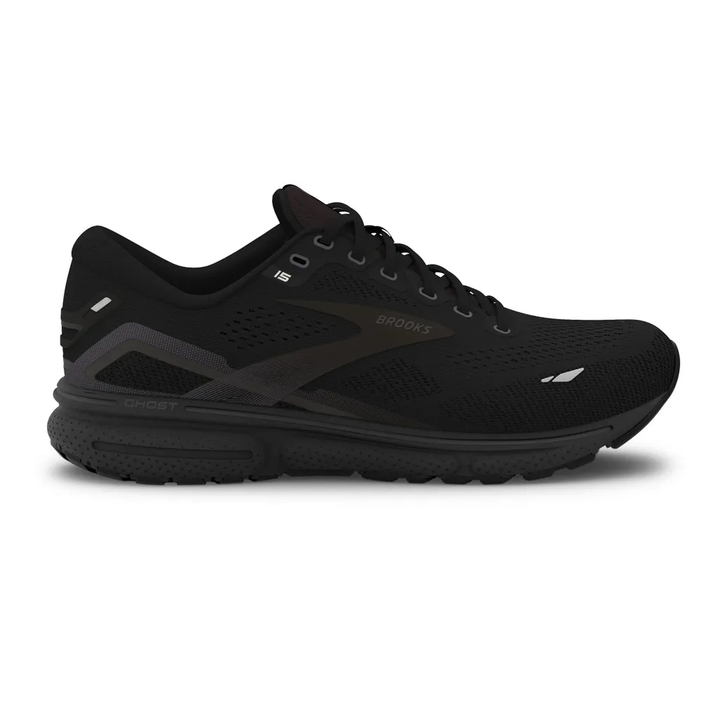 Brooks Women's Ghost 15 020 Black/Black/Ebony