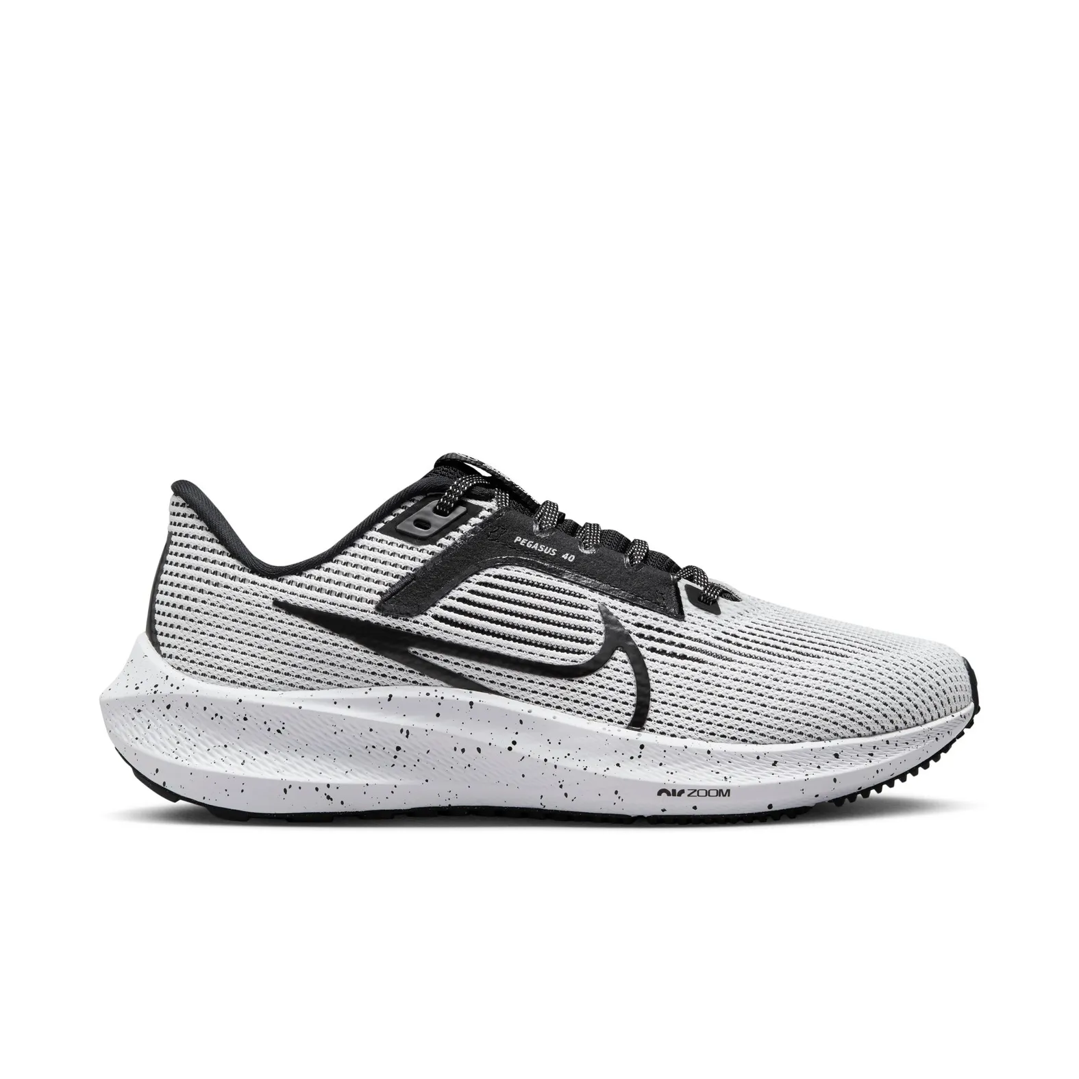 Nike pegasus black and white womens best sale