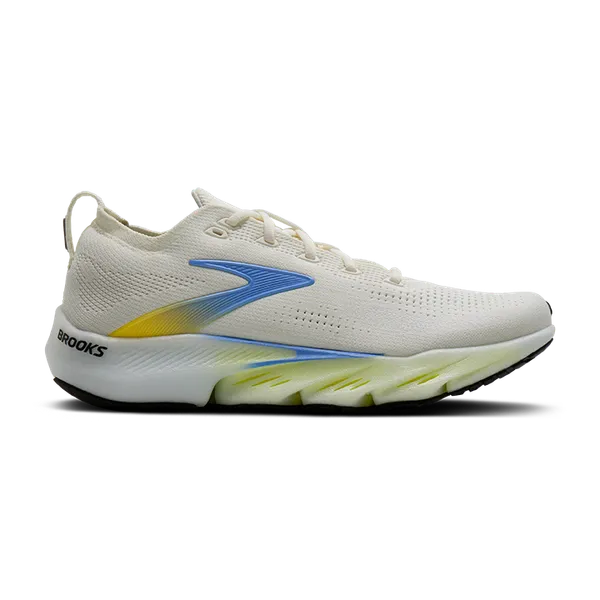 Brooks Men's Glycerin Flex White/Cyber Yellow/Nightlife