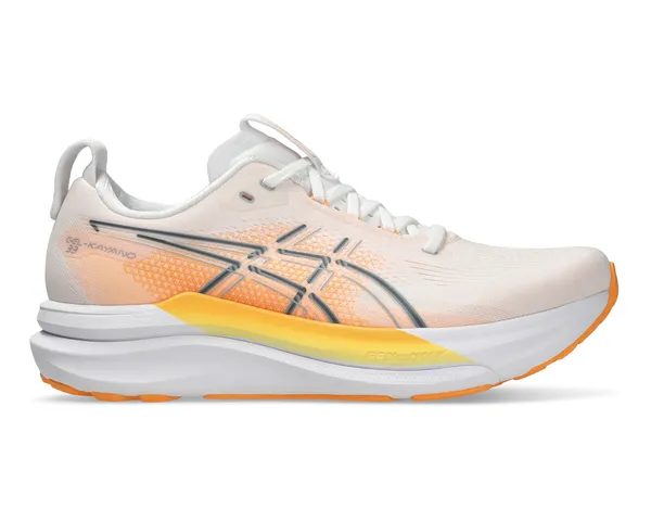Asics MEN'S GEL-KAYANO 33 WHITE/STADIUM ORANGE