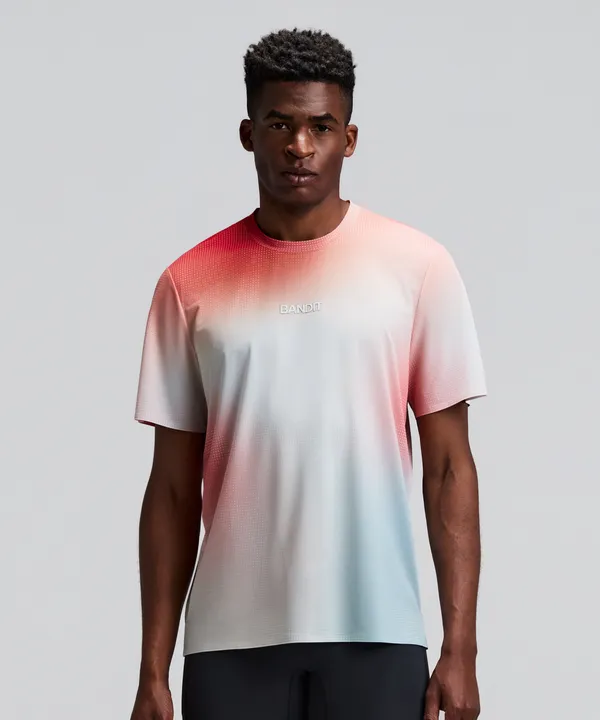 BANDIT Men's Specter Performance Tee with Flopack Poppy Multi