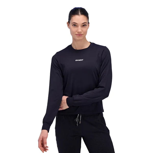 BANDIT Women's Micromesh Long Sleeve Tee Black