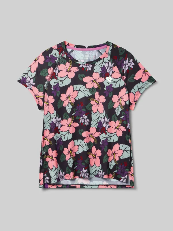 RABBIT Women's EZ Tee SS Hibiscus Floral