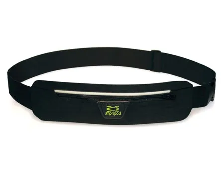 Amphipod Run Bright MicroStretch Plus Belt Black/Silver