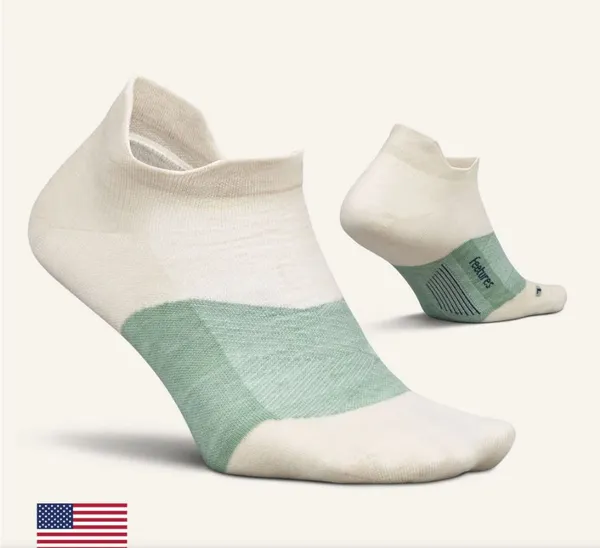 Feetures Feetures Merino 10 Ultra Light Tab Pampass Grass
