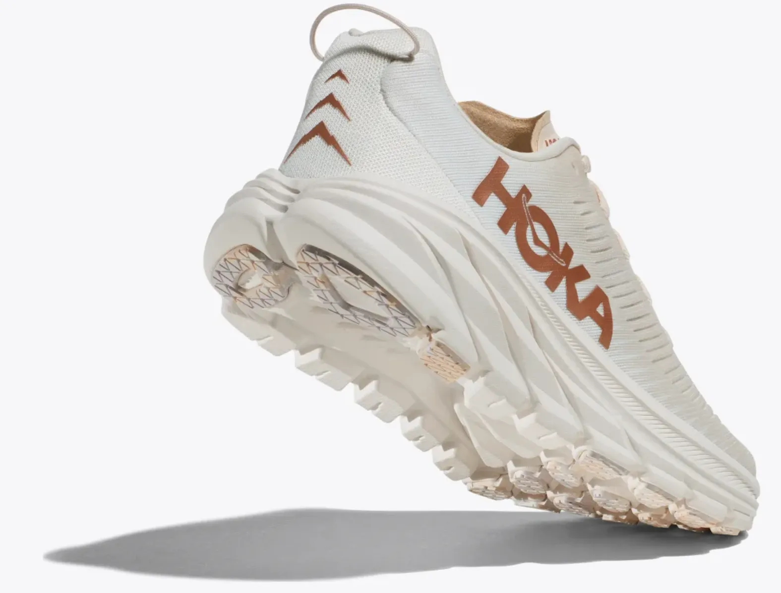 Women's HOKA Rincon 3 - Eggnog/Rose Gold - Goodmiles Running Company