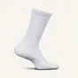 Feetures Therapeutic LC Crew White