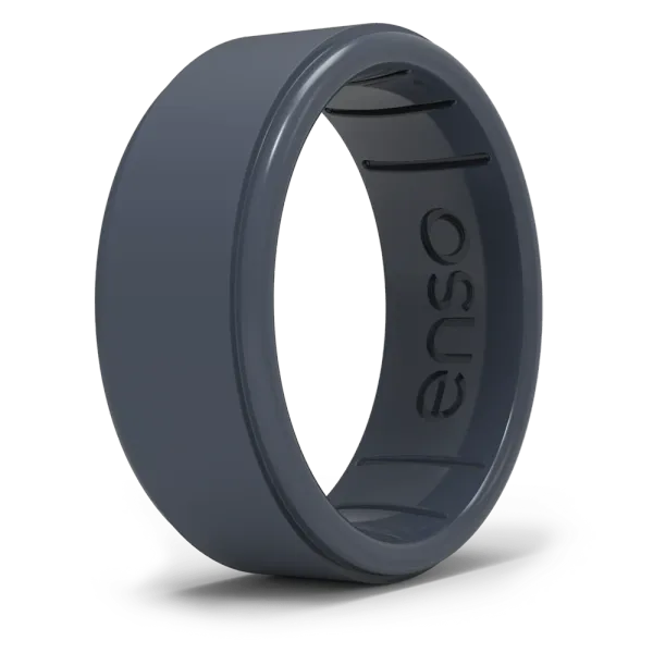 Enso Rings Rise Silicone Ring Slate