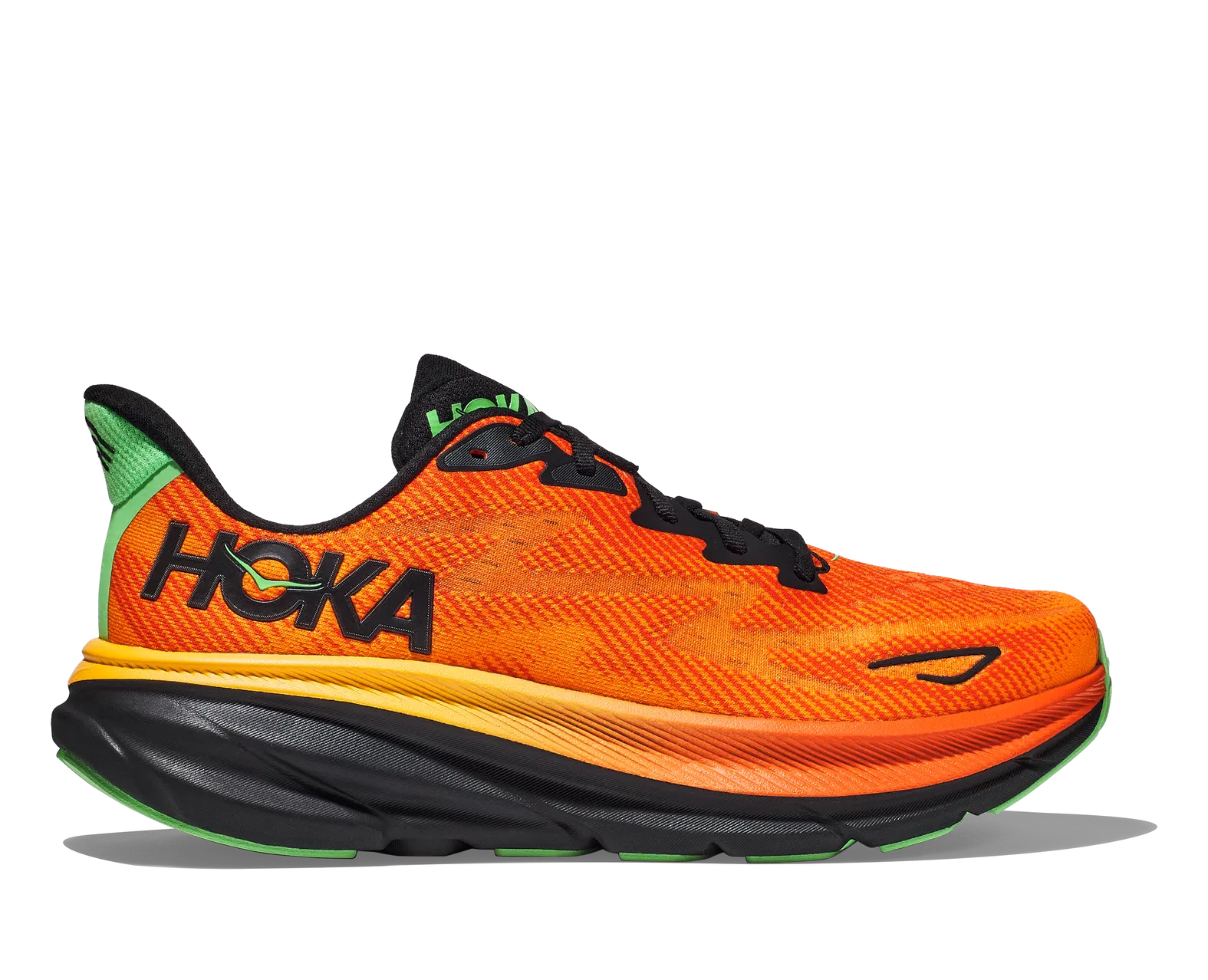 HOKA Men's Clifton 9 Flame/Vibrant Orange