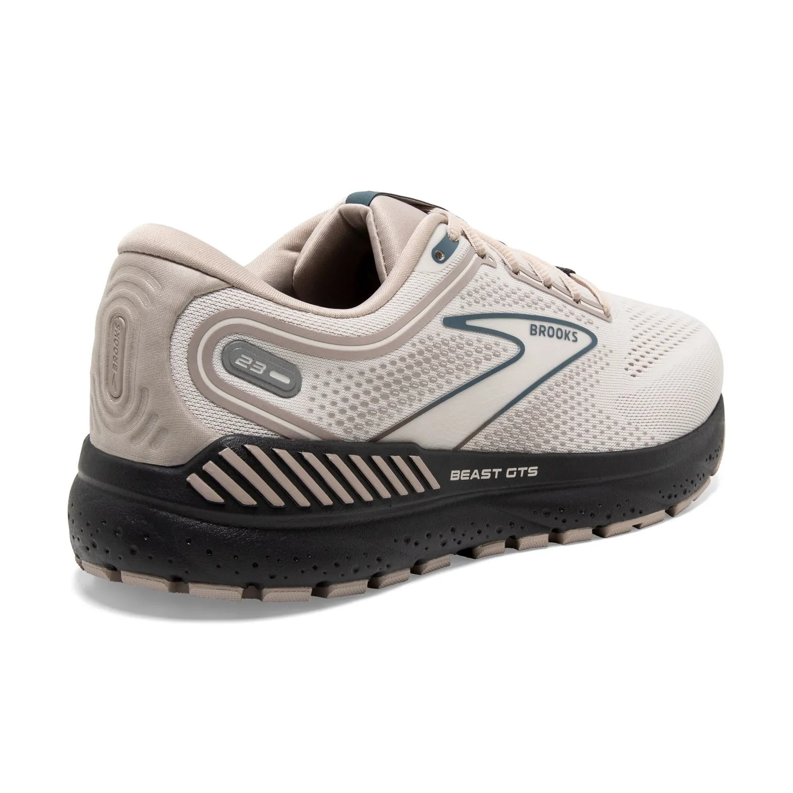 Brooks Men's Beast GTS 23 216 Chateau Grey/White Sand/Blue - Main Image
