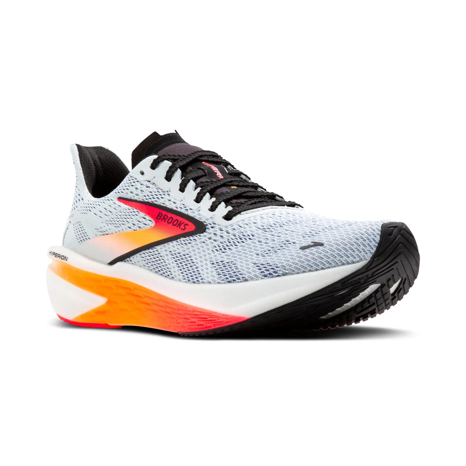 BROOKS Hyperion 2 ランニングシューズ 27.0 cm Brooks Men's Hyperion 2 Grey/Orange/Black
