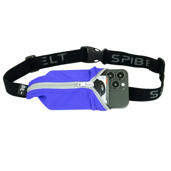 SPIBELT SPIbelt Running Belt Purple | Titanium Zipper