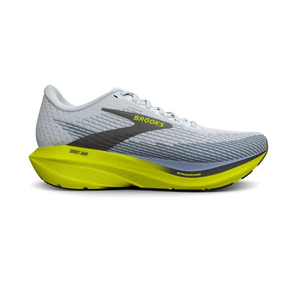 Brooks Men's Ghost Amp 130 White/Blue/Nightlife
