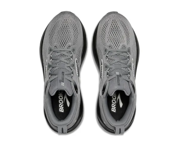 Brooks Men's Glycerin 22 Wide (2E) PRIMER GRAY/EBONY/BLUEWASH