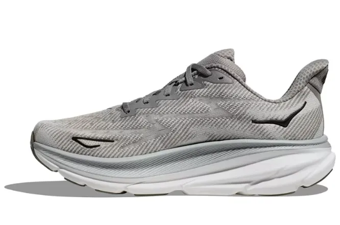 Hoka Men's Clifton 9 Wide Harbor Mist/Black