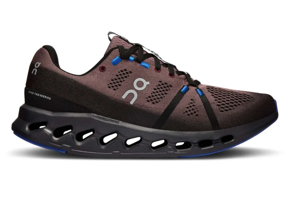 ON CLOUDSURFER COMFORTABLE RUNNING WORK OUT GYM BLACK / COBALT MEN SHOES ON CLOUDSURFER COMFORTABLE RUNNING WORK OUT GYM BLACK  main image 3