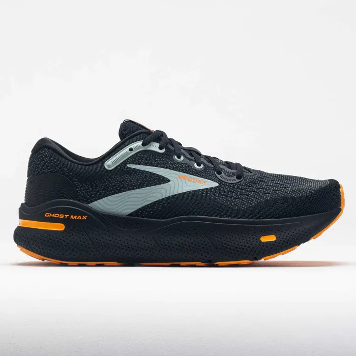 Brooks Men's Ghost Max Black/Orange/Cloud Blue