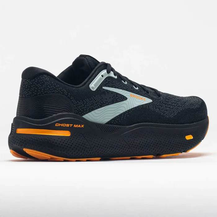 Brooks Men's Ghost Max Black/Orange/Cloud Blue