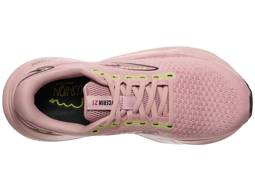 girlish バルーンジレ Brooks Women's Glycerin 21 Zephyr/Violet/Green