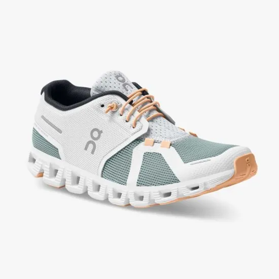 On Women's Cloud 5 White/Cobble (Push)