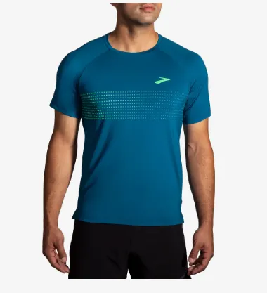 BROOKS M ATMOSPHERE S/SL DK OCEAN/PIXEL STRIPE