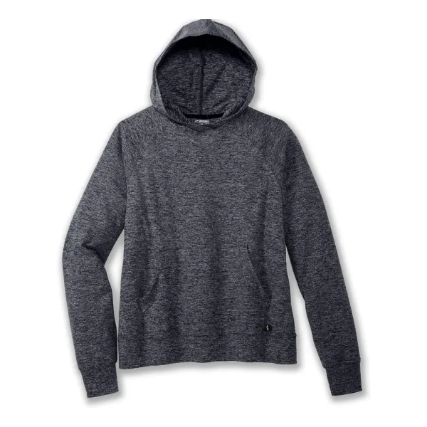 Brooks Women's Luxe Hoodie Htr Black