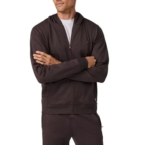 VUORI Ponto FZ Hoodie Sangria Heather