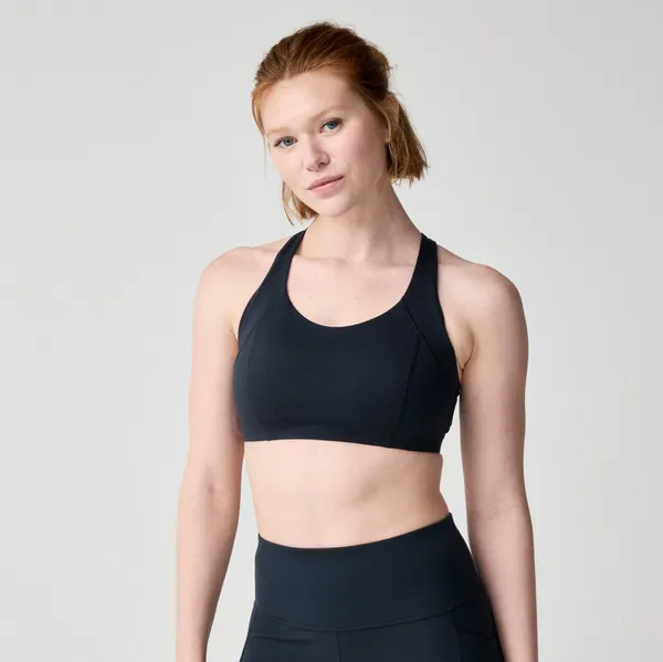 Brooks Women's Chaser Padded Bra Black-001