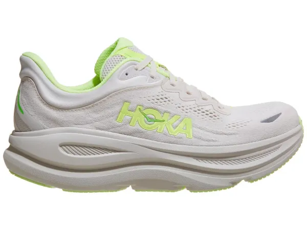 Hoka Men's Bondi 9 GROUT/NEON YUZU