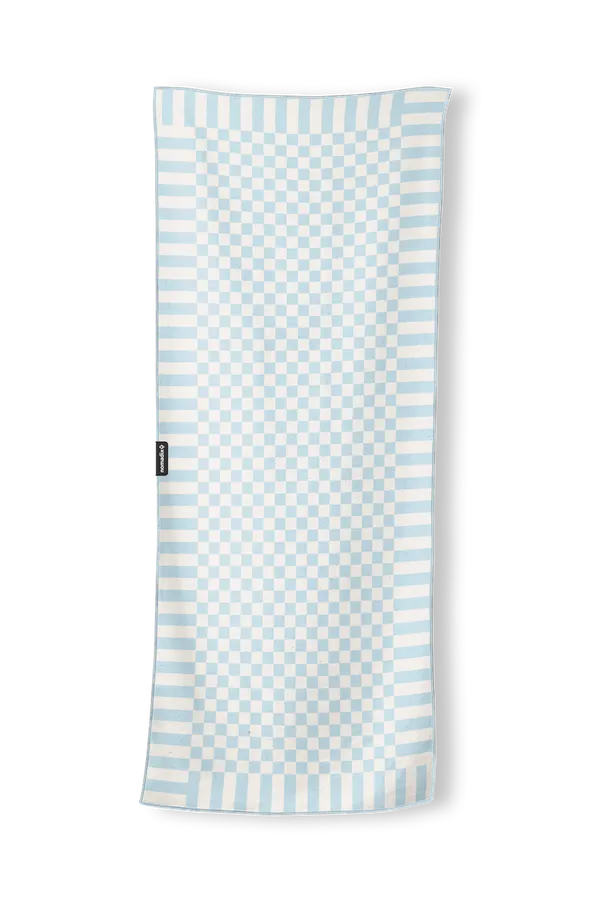 Nomadix Original Towel Checked Out Pale Blue Sky