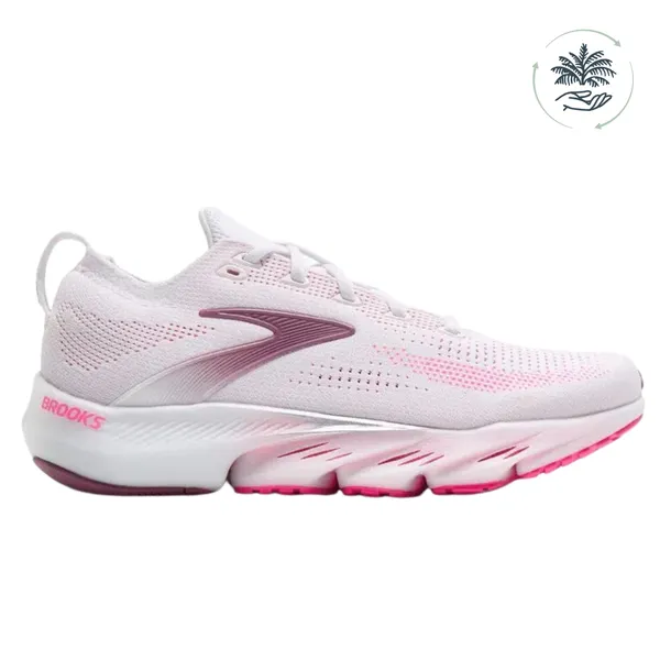 Brooks Women's Glycerin Flex White/Cyber Pint/Argyle
