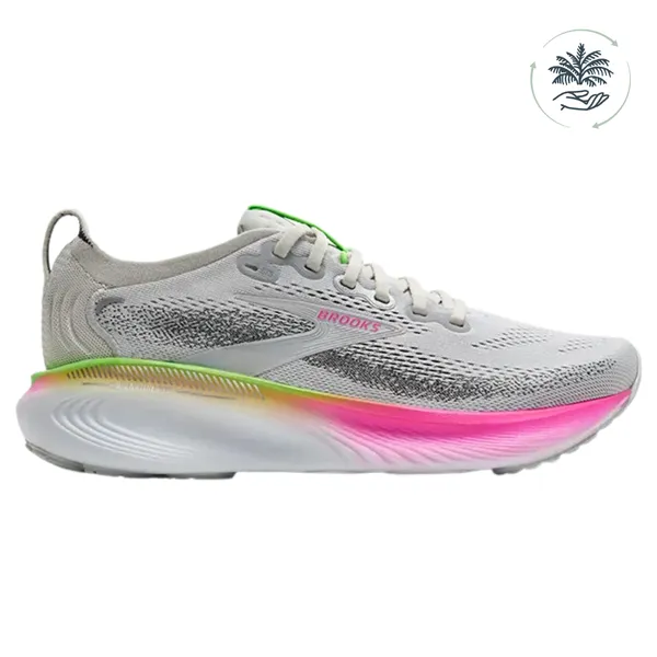Brooks Women's Adrenaline GTS 25 Oyster/Pink/Green