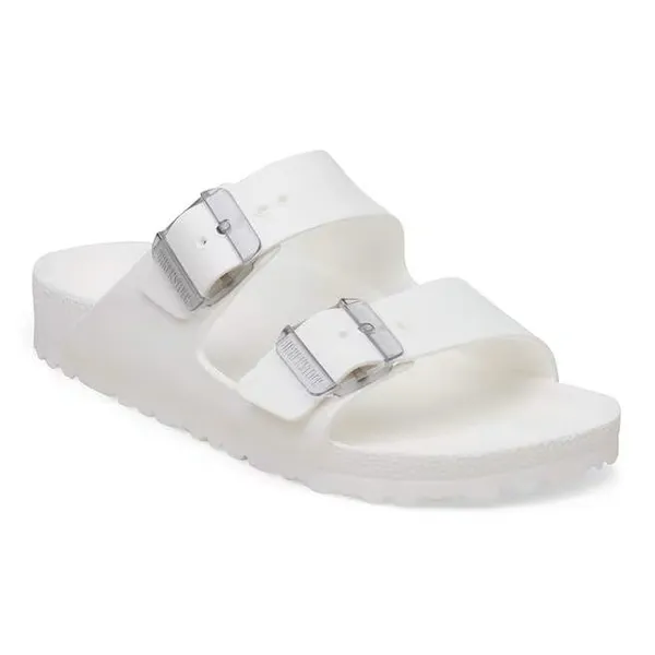 Birkenstock Women's Arizona EVA Stealth Buckle White