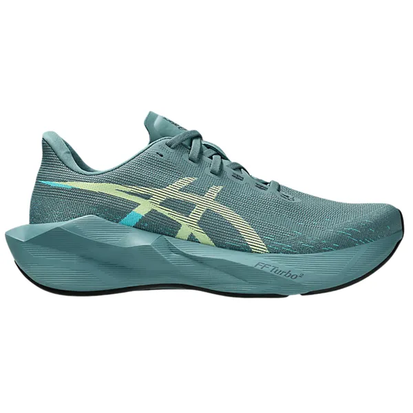 Asics Men's Novablast 6 Foggy Teal/Illuminate Yellow