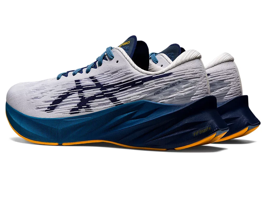ASICS M. NOVABLAST 3 WHITE/DEEP OCEAN