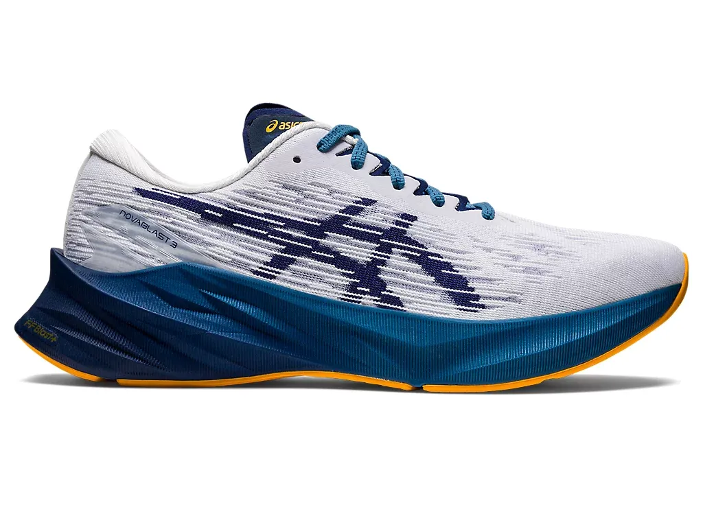 ASICS M. NOVABLAST 3 WHITE/DEEP OCEAN