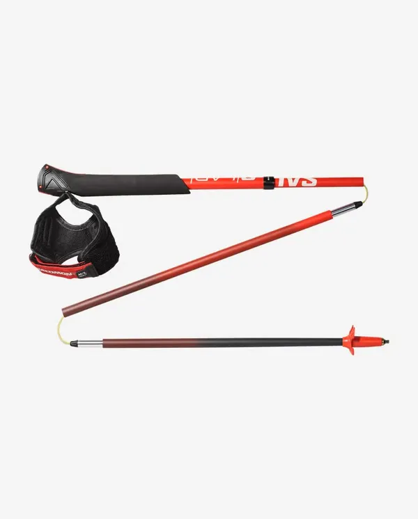 Salomon S/LAB Ultra Carbon Poles Fiery Red/Black