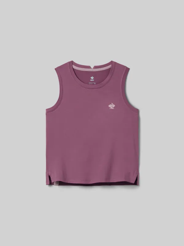 RABBIT Women's EZ Crop Tank Hawthorn Rose