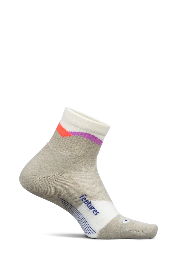 Feetures Feetures Trail Max Cushion Quarter Mountain High Cream