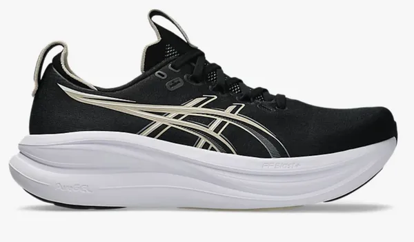 ASICS MEN'S GEL-NIMBUS 28 BLACK/FEATHER GREY