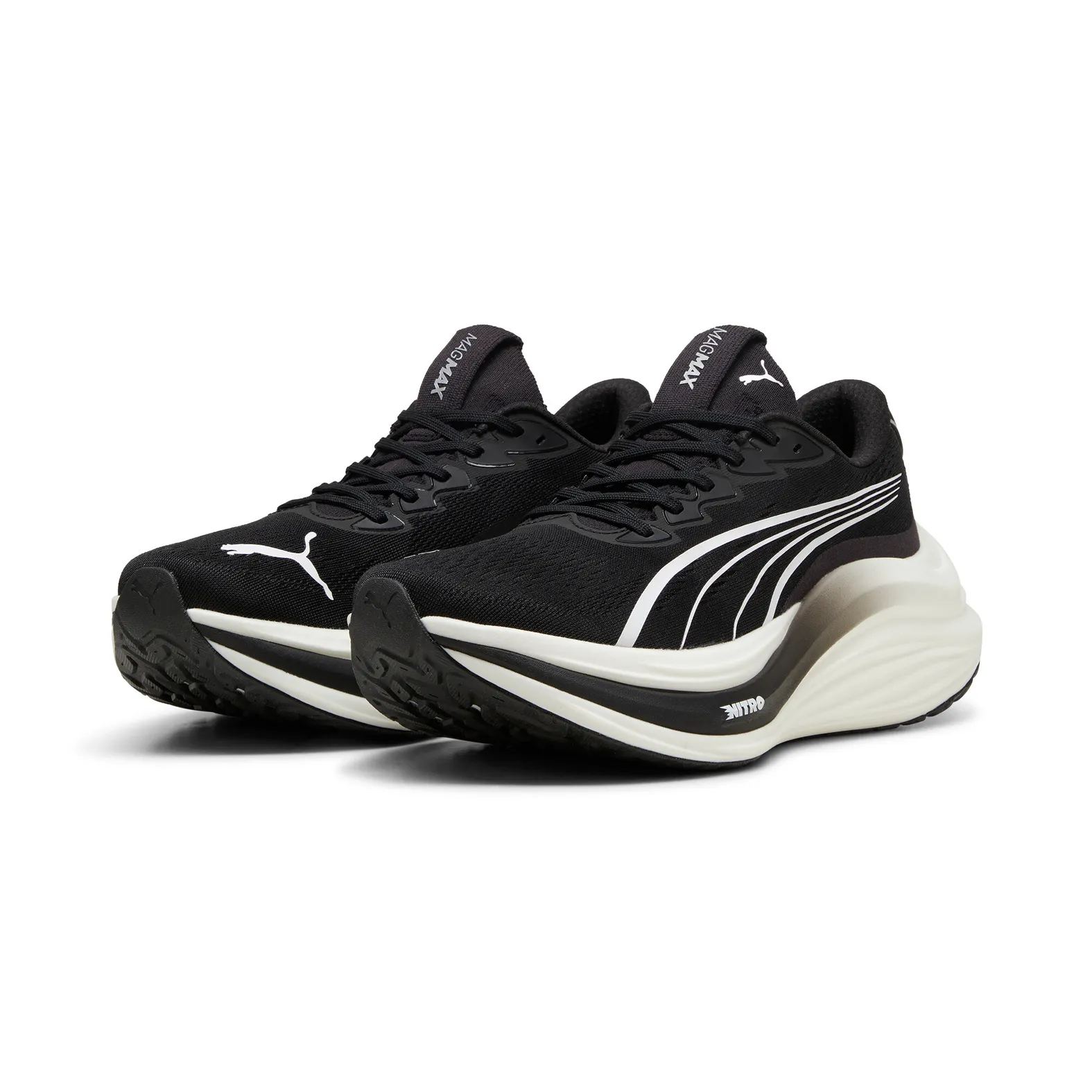 Puma magmax nitro メンズ25.5cm Puma Men's Magmax Nitro Puma Black-Puma White-Cool Dark Gray