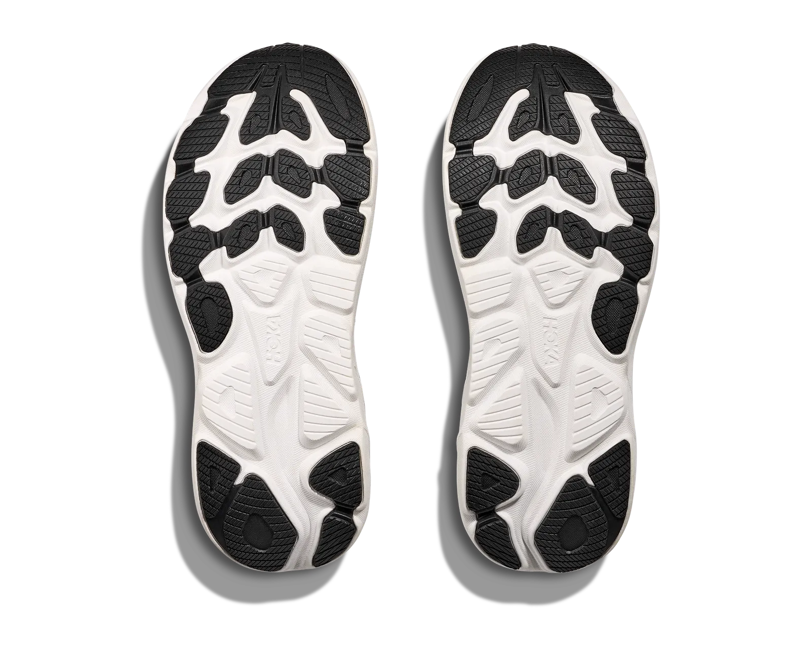 Hoka Men's Clifton 10 (Extra Wide) Black / White