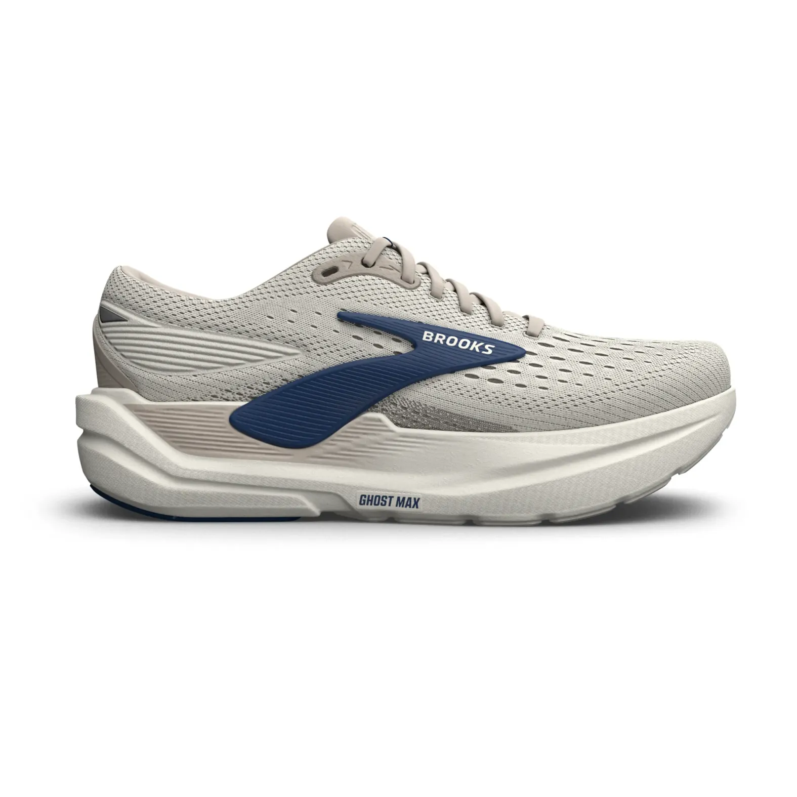 Brooks Ghost Max Men\'s Running‎ Shoes White Neutral Cushioning Size 11.5 Brooks Ghost Max 2 Bright White for sale | eBay main image 3