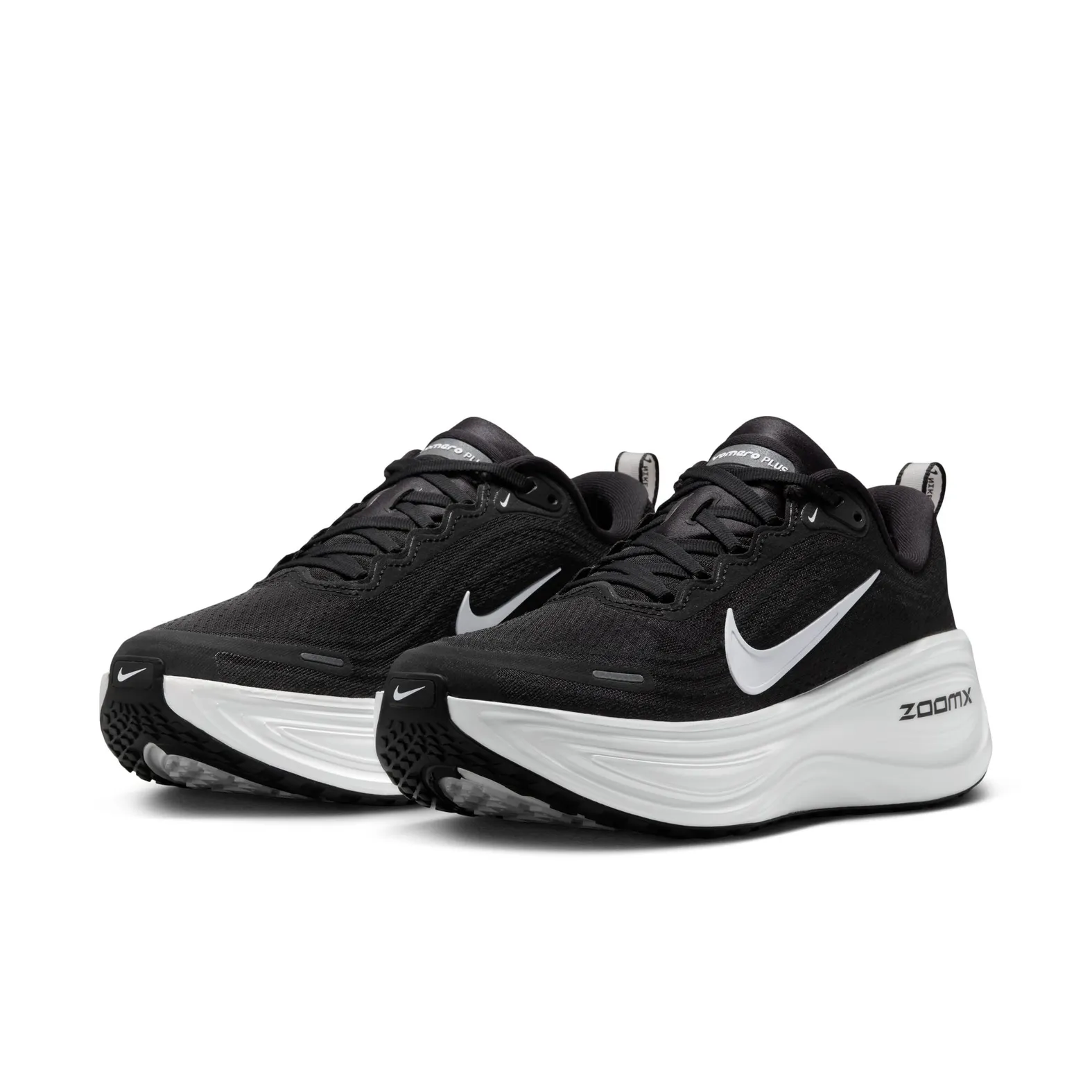 Nike Women's Vomero Plus Black/White-Cool Grey-Mtlc Dark Grey