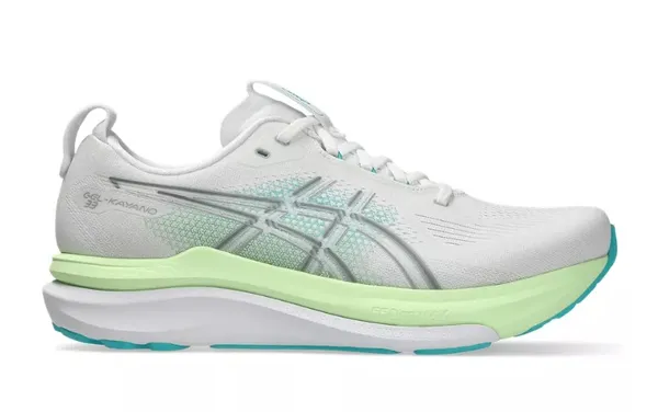 Asics MEN'S GEL-KAYANO 33 X-WIDE WHITE/ENERGY AQUA
