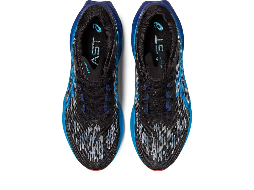 Asics Men's Novablast 3 Black/Island Blue