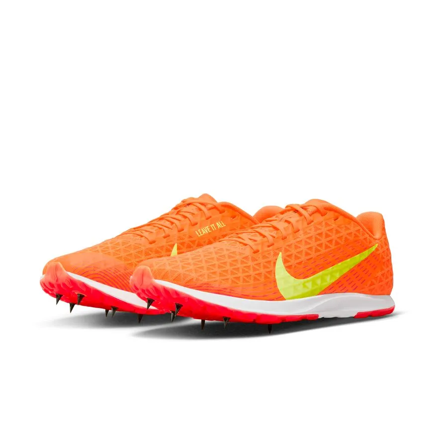orange nike spikes